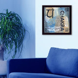 Yoga Series Chakra Black Framed Print Wall Art - Homeroots - Flyclothing LLC