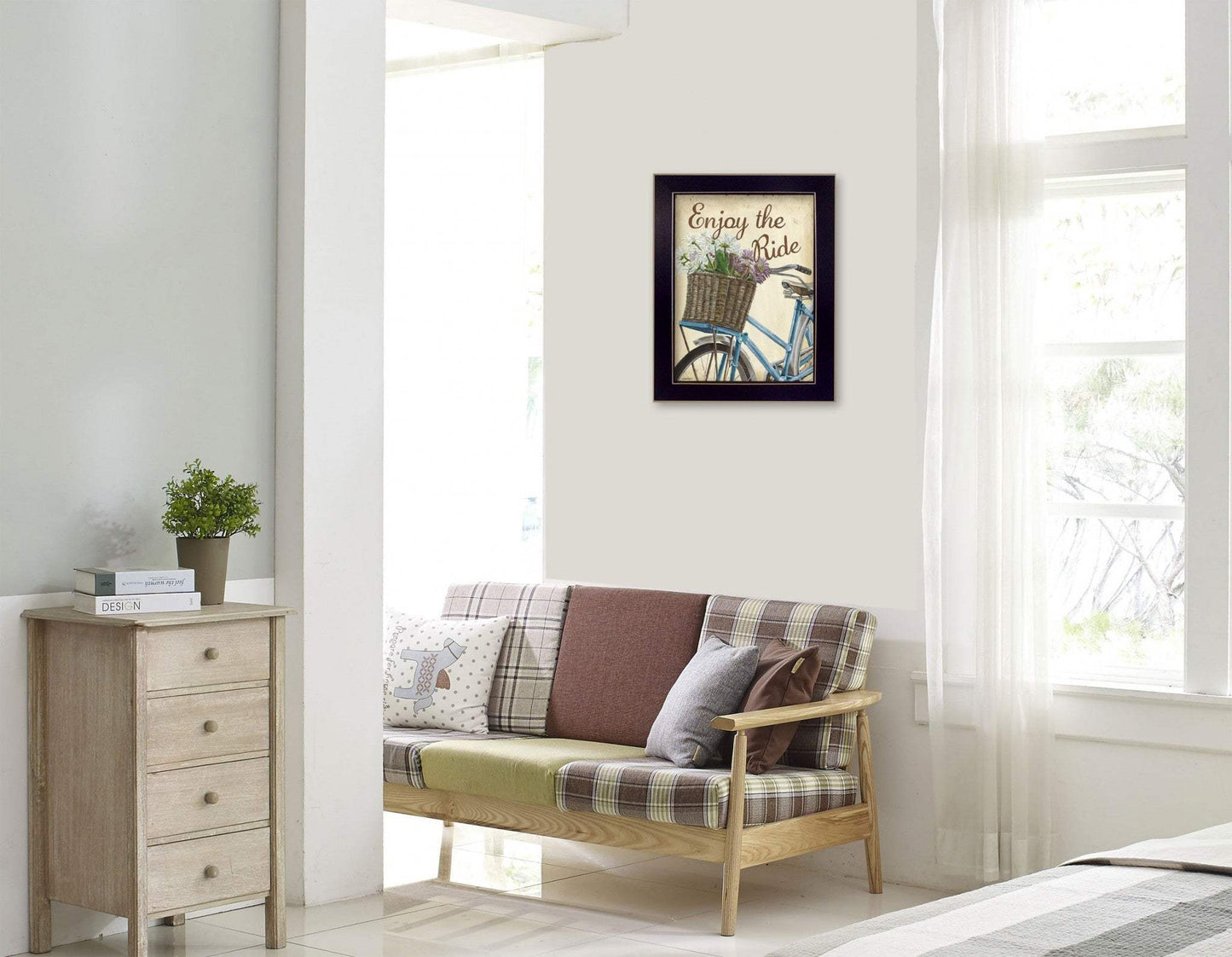 Enjoy the Ride Black Framed Print Wall Art - Homeroots - Flyclothing LLC