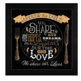 Around this Table Black Framed Print Wall Art - Homeroots - Flyclothing LLC
