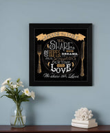 Around this Table Black Framed Print Wall Art - Homeroots - Flyclothing LLC