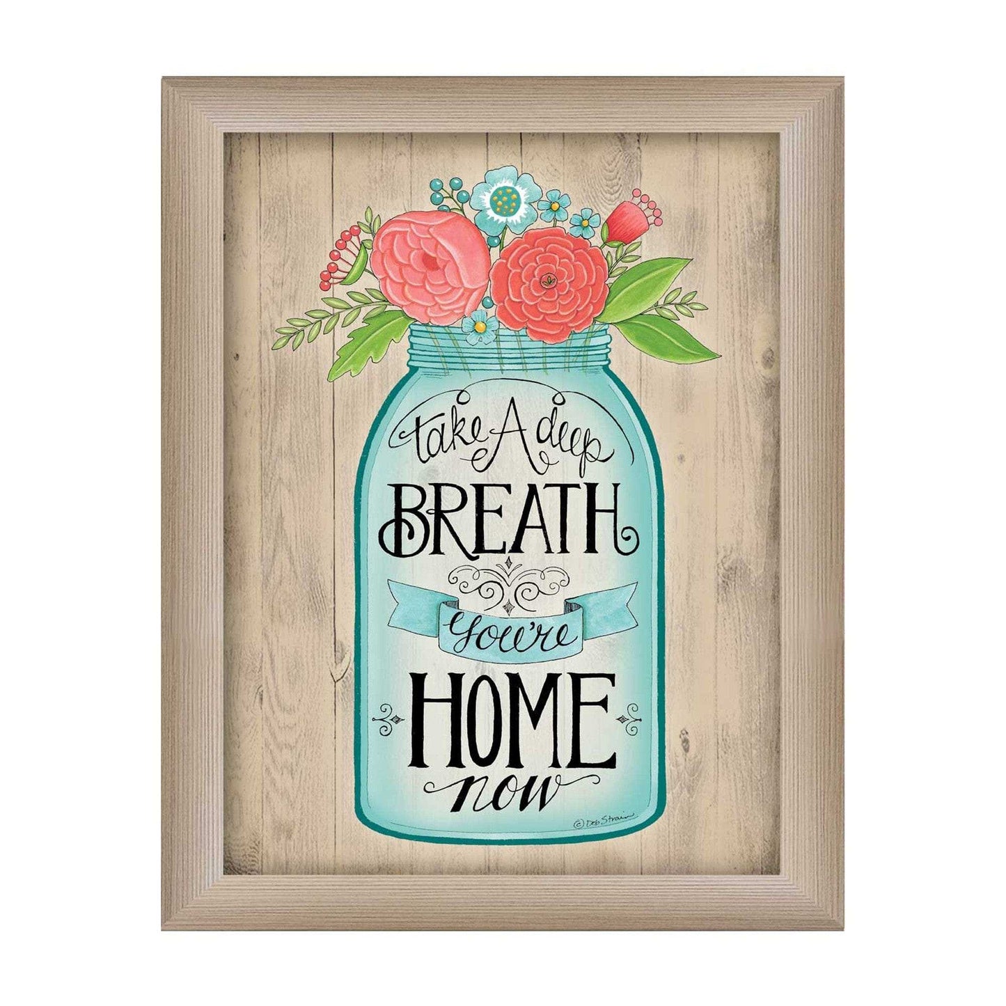 Youre Home Now Brown Framed Print Wall Art - Homeroots - Flyclothing LLC