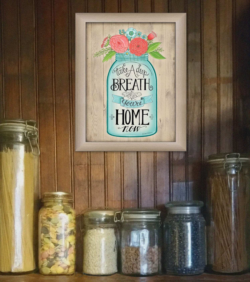 Youre Home Now Brown Framed Print Wall Art - Homeroots - Flyclothing LLC