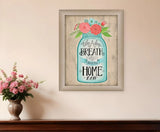 Youre Home Now Brown Framed Print Wall Art - Homeroots