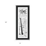 Time for Everything Black Framed Print Wall Art - Homeroots - Flyclothing LLC