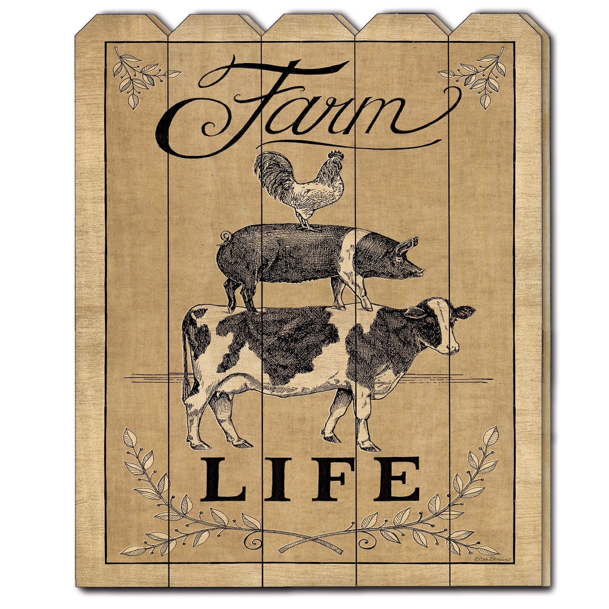 Farm Life Unframed Print Wall Art - Homeroots