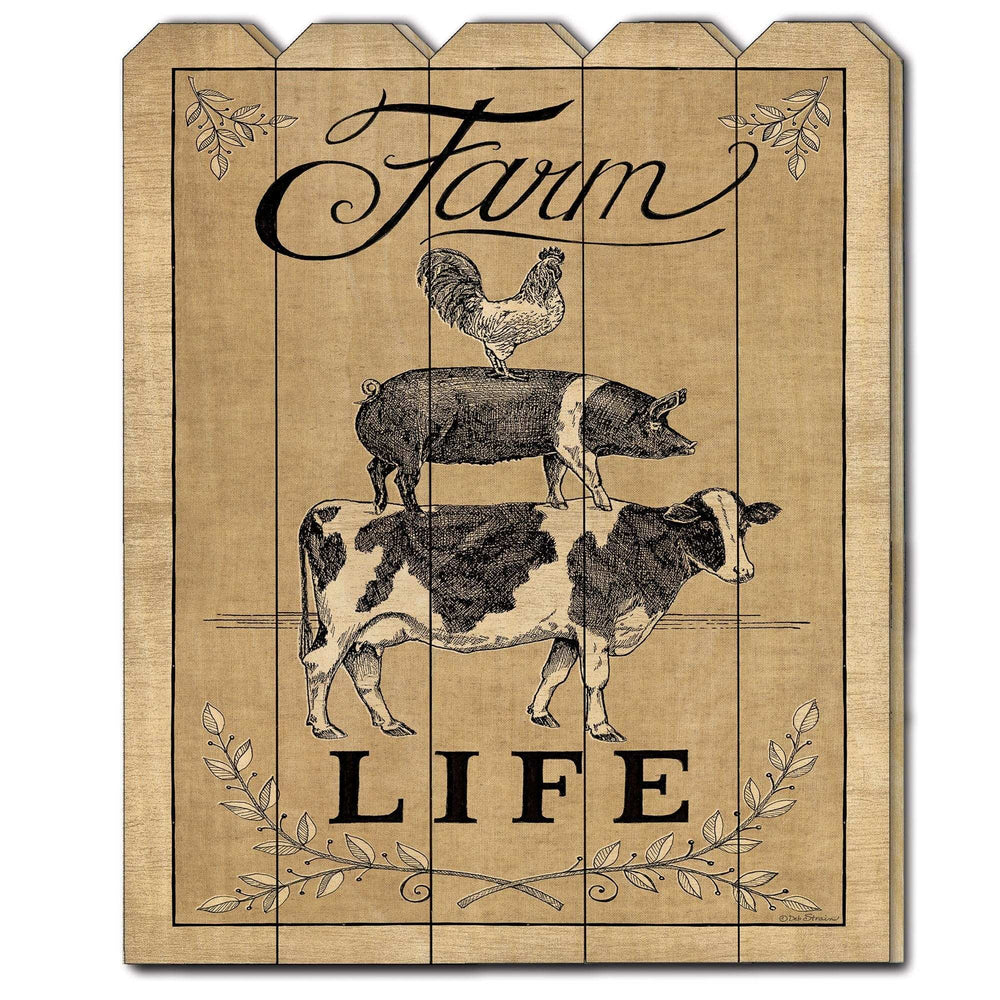 Farm Life Unframed Print Wall Art - Homeroots - Flyclothing LLC