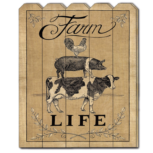 Farm Life Unframed Print Wall Art - Homeroots