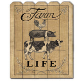Farm Life Unframed Print Wall Art - Homeroots