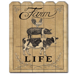 Farm Life Unframed Print Wall Art - Homeroots