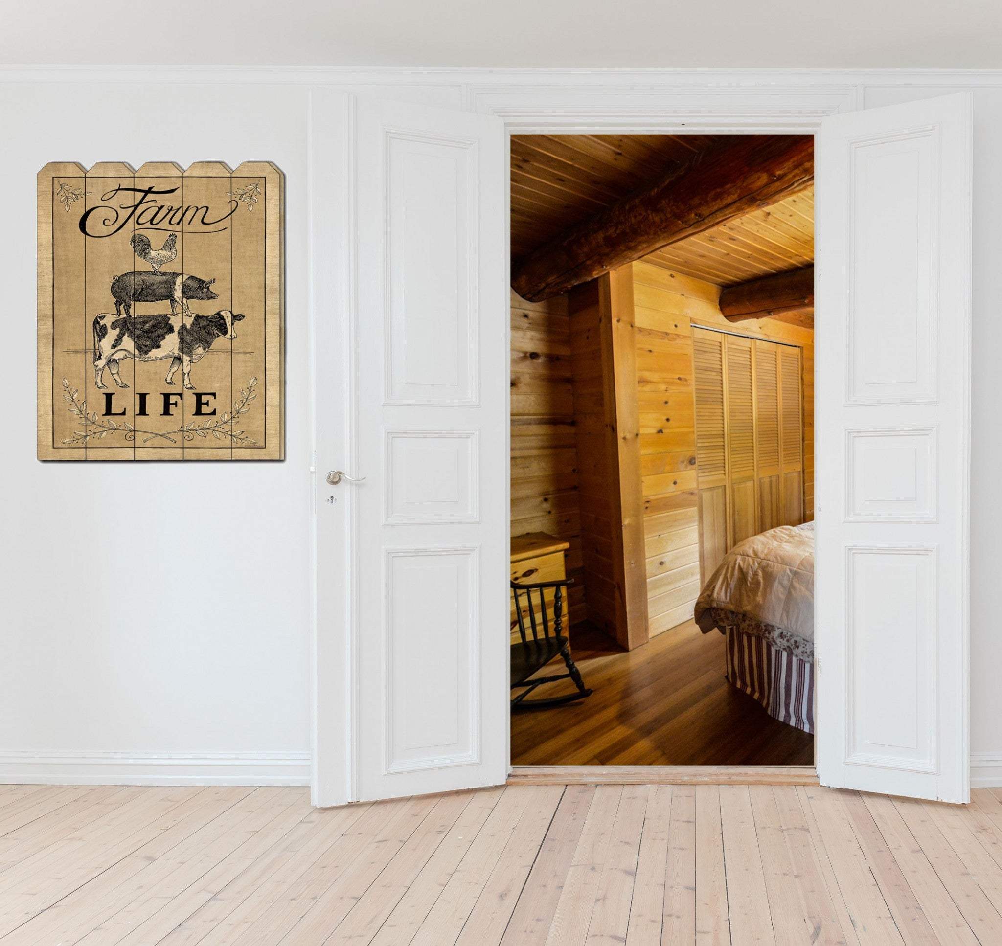 Farm Life Unframed Print Wall Art - Homeroots - Flyclothing LLC