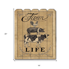 Farm Life Unframed Print Wall Art - Homeroots