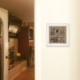 Hugs Around the Neck 1 White Framed Print Wall Art - Homeroots