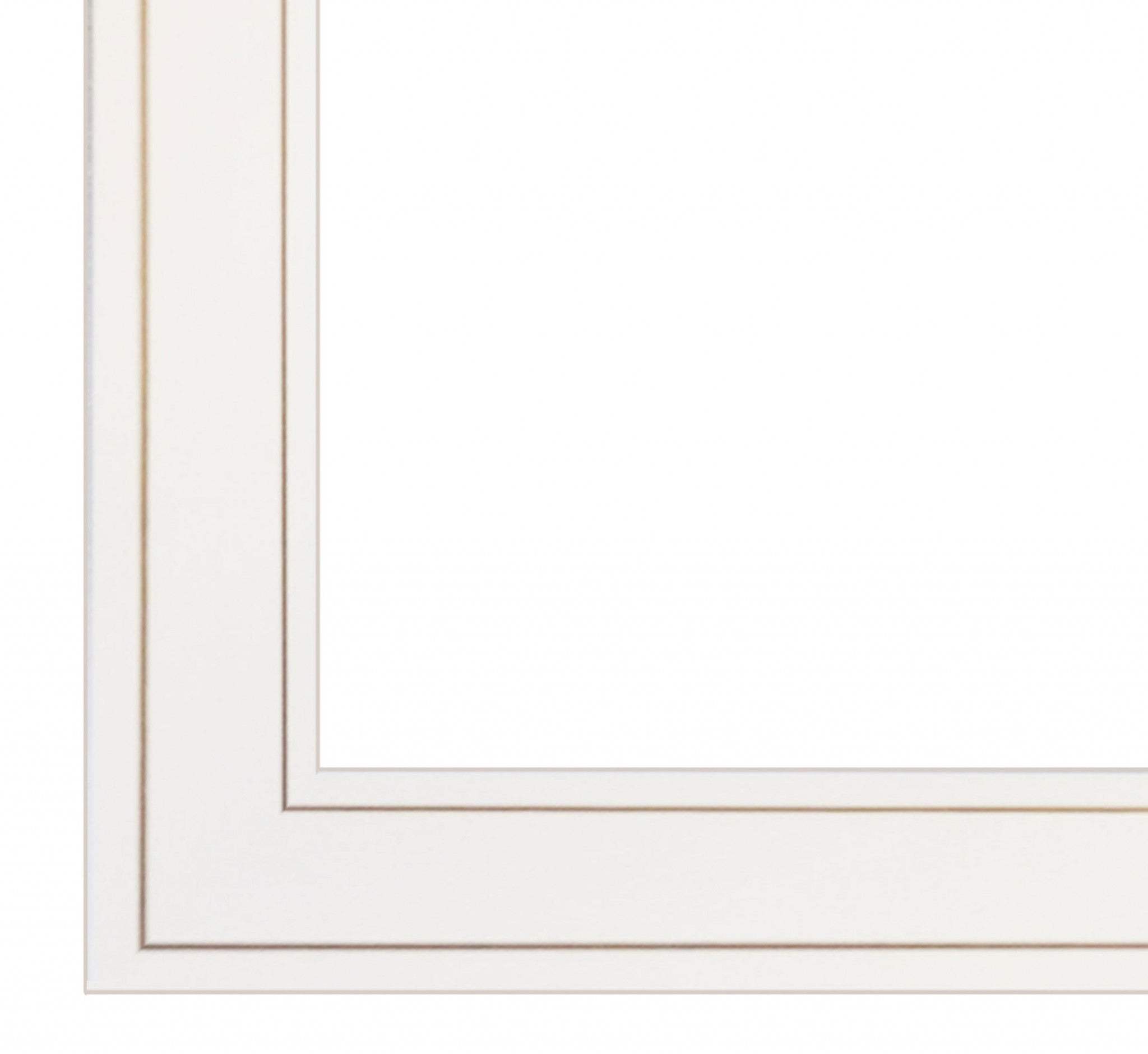 Forever 1 White Framed Print Wall Art - Homeroots - Flyclothing LLC
