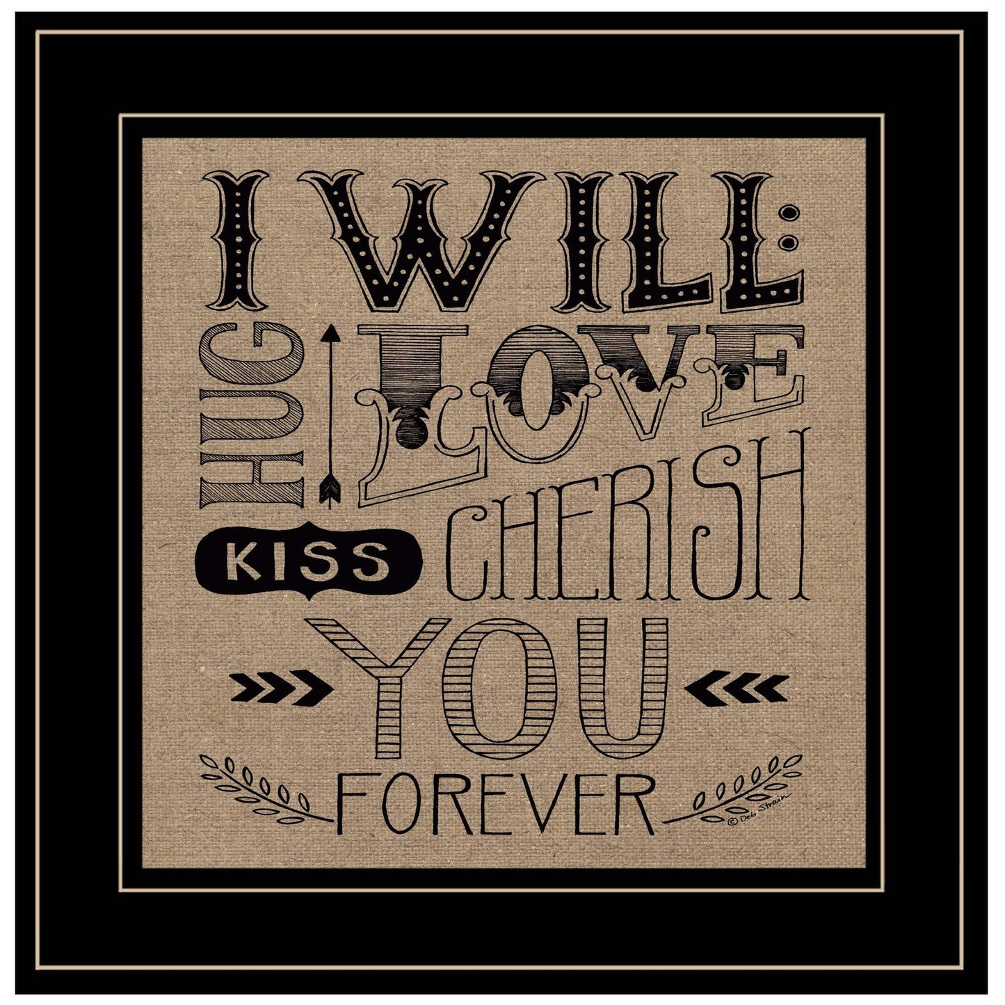 Forever 2 Black Framed Print Wall Art - Homeroots - Flyclothing LLC