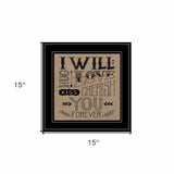 Forever 2 Black Framed Print Wall Art - Homeroots - Flyclothing LLC