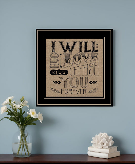 Forever 2 Black Framed Print Wall Art - Homeroots