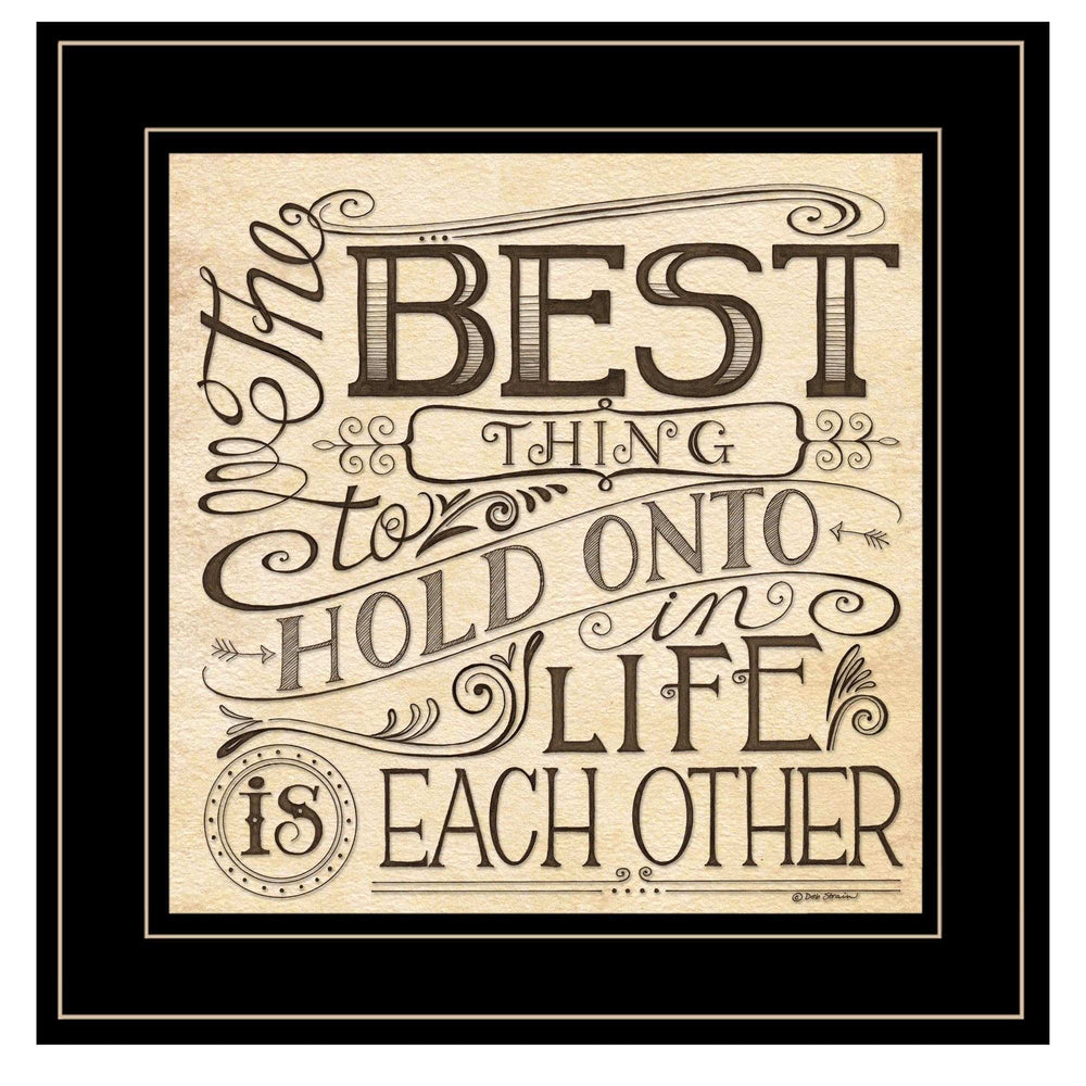 Each Other 3 Black Framed Print Wall Art - Homeroots - Flyclothing LLC