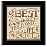 Each Other 3 Black Framed Print Wall Art - Homeroots