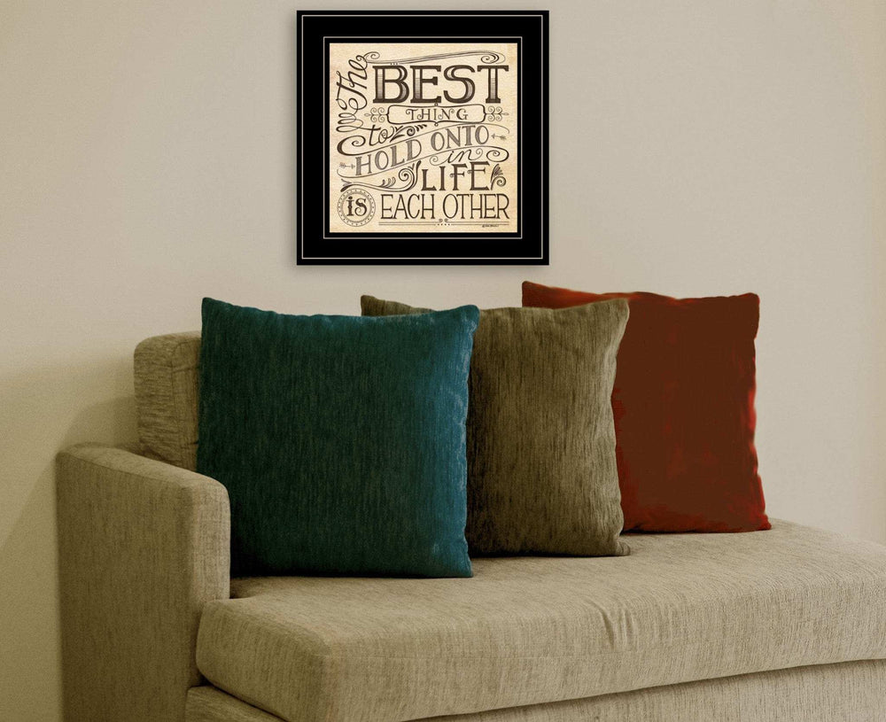 Each Other 3 Black Framed Print Wall Art - Homeroots - Flyclothing LLC