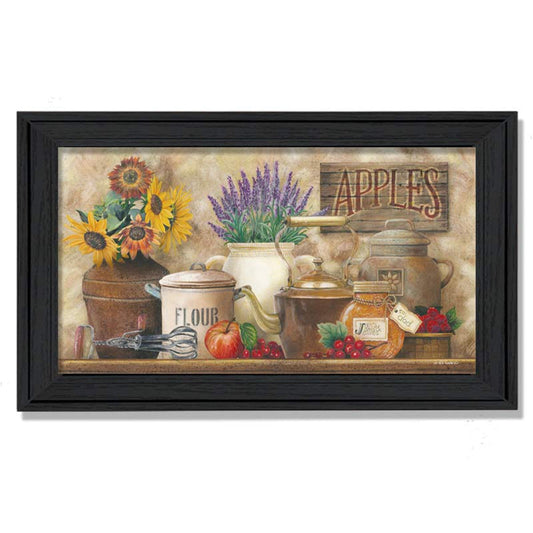 Antique Kitchen 3 Black Framed Print Kitchen Wall Art - Homeroots