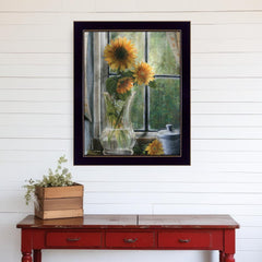 Morning Flower 1 Black Framed Print Wall Art - Homeroots