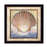 Shell Black Framed Print Wall Art - Homeroots