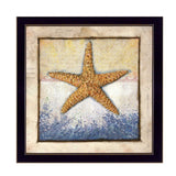 Starfish Black Framed Print Wall Art - Homeroots