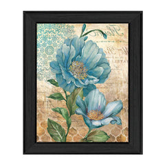 Paris Blue I Black Framed Print Wall Art - Homeroots