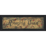Amazing Grace 10 Black Framed Print Wall Art - Homeroots