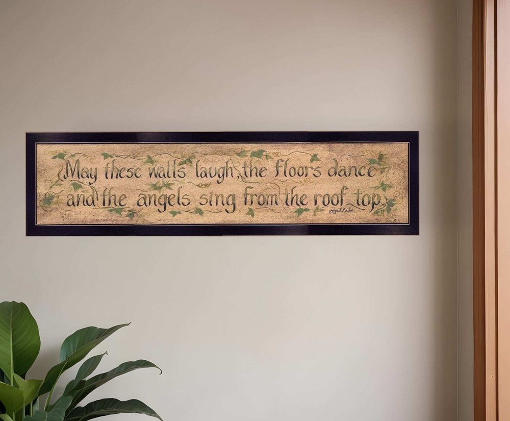 Angels Sing Black Framed Print Wall Art - Homeroots - Flyclothing LLC