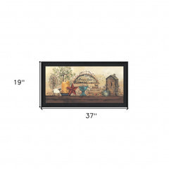Amazing Grace Shelf 3 Black Framed Print Wall Art - Homeroots