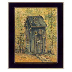 Thinking Room Black Framed Print Wall Art - Homeroots