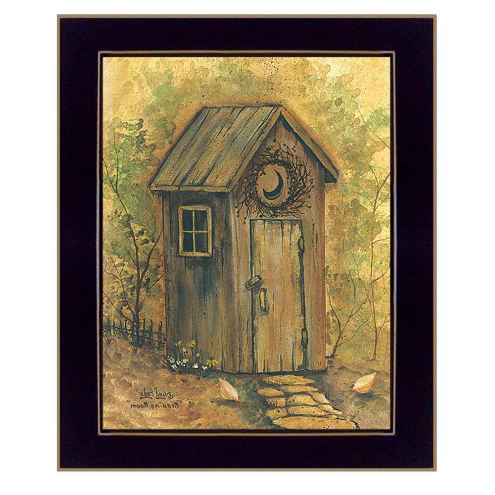 Reading Room 2 Black Framed Print Wall Art - Homeroots - Flyclothing LLC