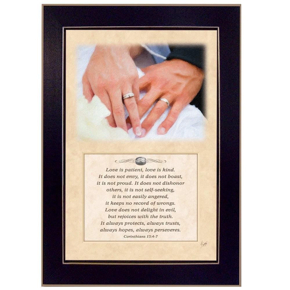 Love 2 Black Framed Print Wall Art - Homeroots - Flyclothing LLC