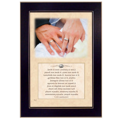 Love 2 Black Framed Print Wall Art - Homeroots
