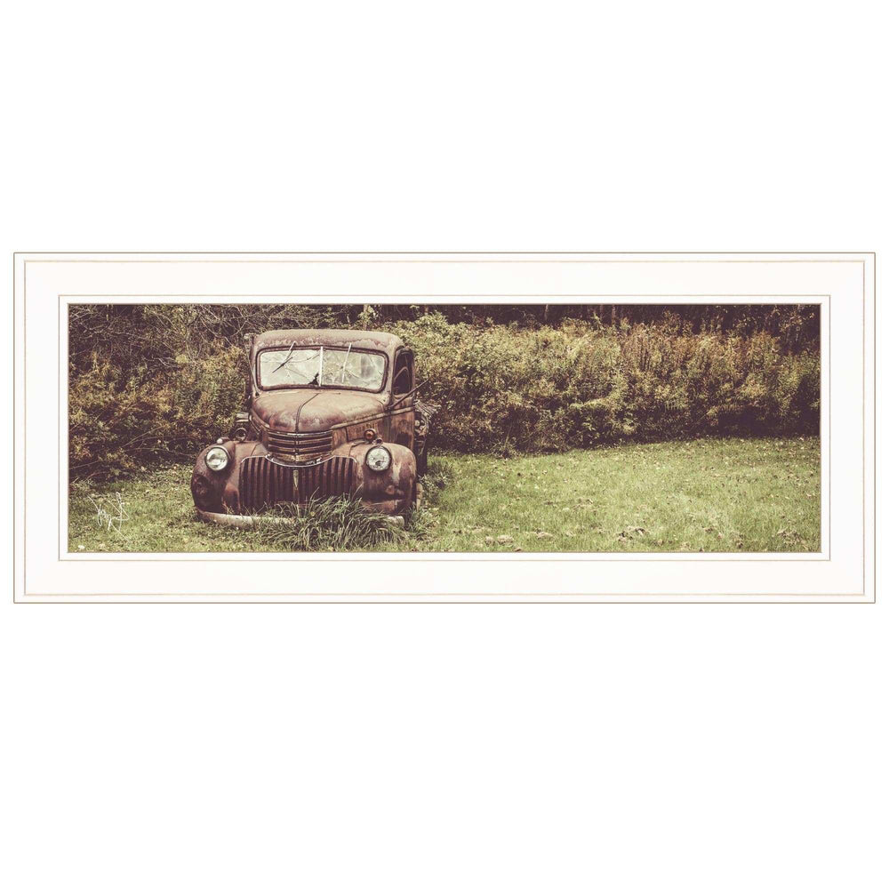 Rusty Clearing 1 White Framed Print Wall Art - Homeroots - Flyclothing LLC