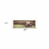 Rusty Clearing 1 White Framed Print Wall Art - Homeroots - Flyclothing LLC