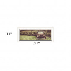 Rusty Clearing 1 White Framed Print Wall Art - Homeroots