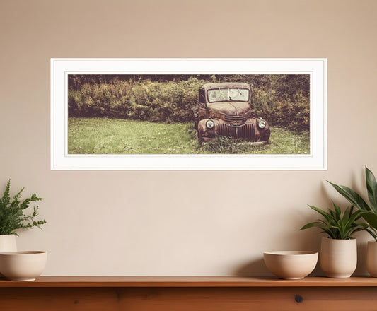 Rusty Clearing 1 White Framed Print Wall Art - Homeroots