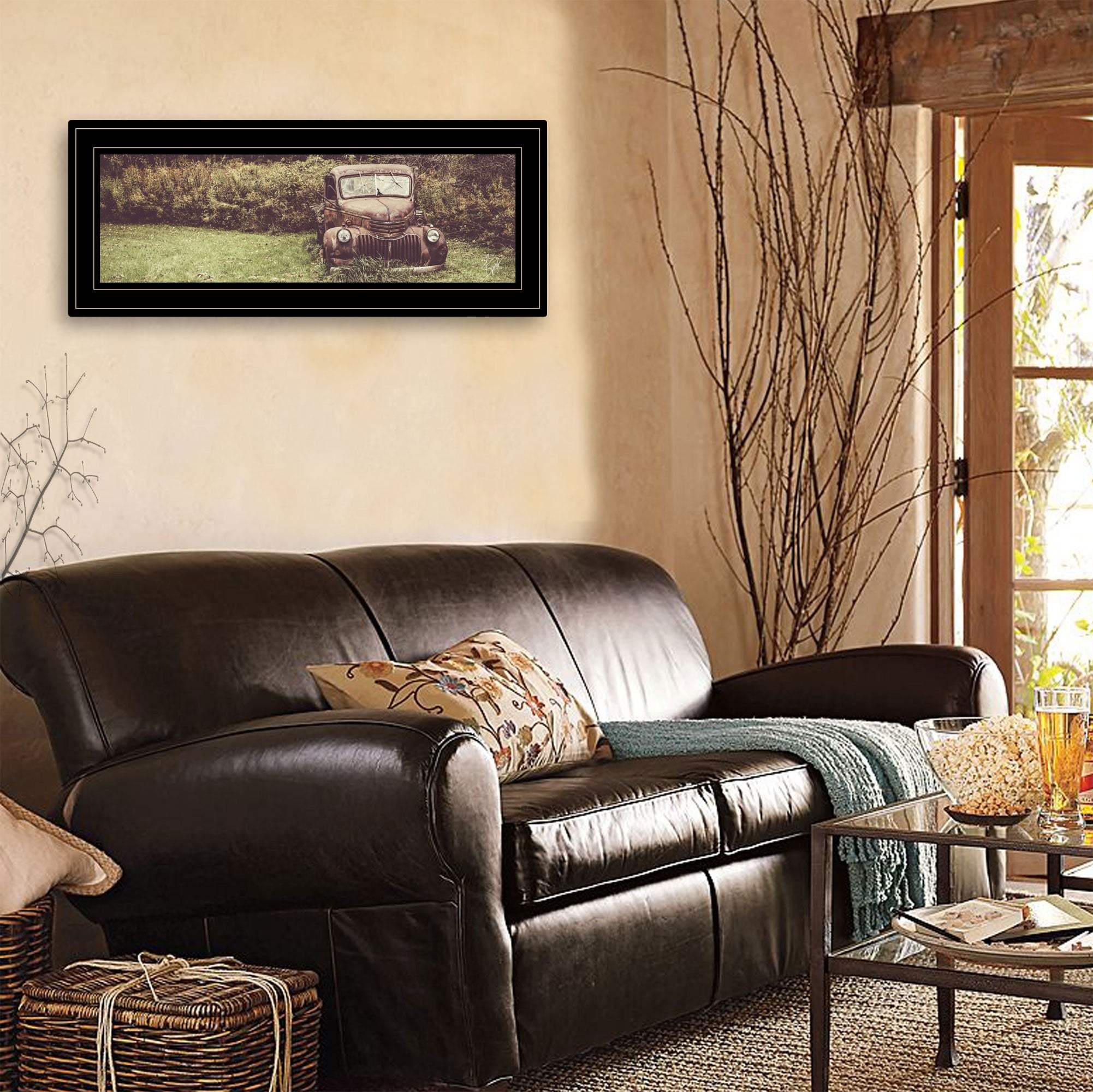 Rusty Clearing 2 Black Framed Print Wall Art - Homeroots - Flyclothing LLC