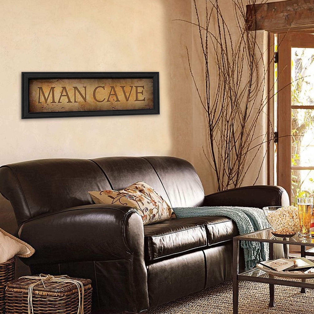 Man Cave 2 Black Framed Print Wall Art - Homeroots - Flyclothing LLC