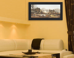 Early Risers Black Framed Print Wall Art - Homeroots