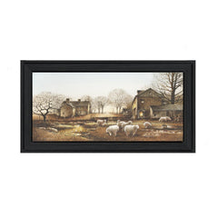 Early Risers Black Framed Print Wall Art - Homeroots