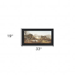 Early Risers Black Framed Print Wall Art - Homeroots