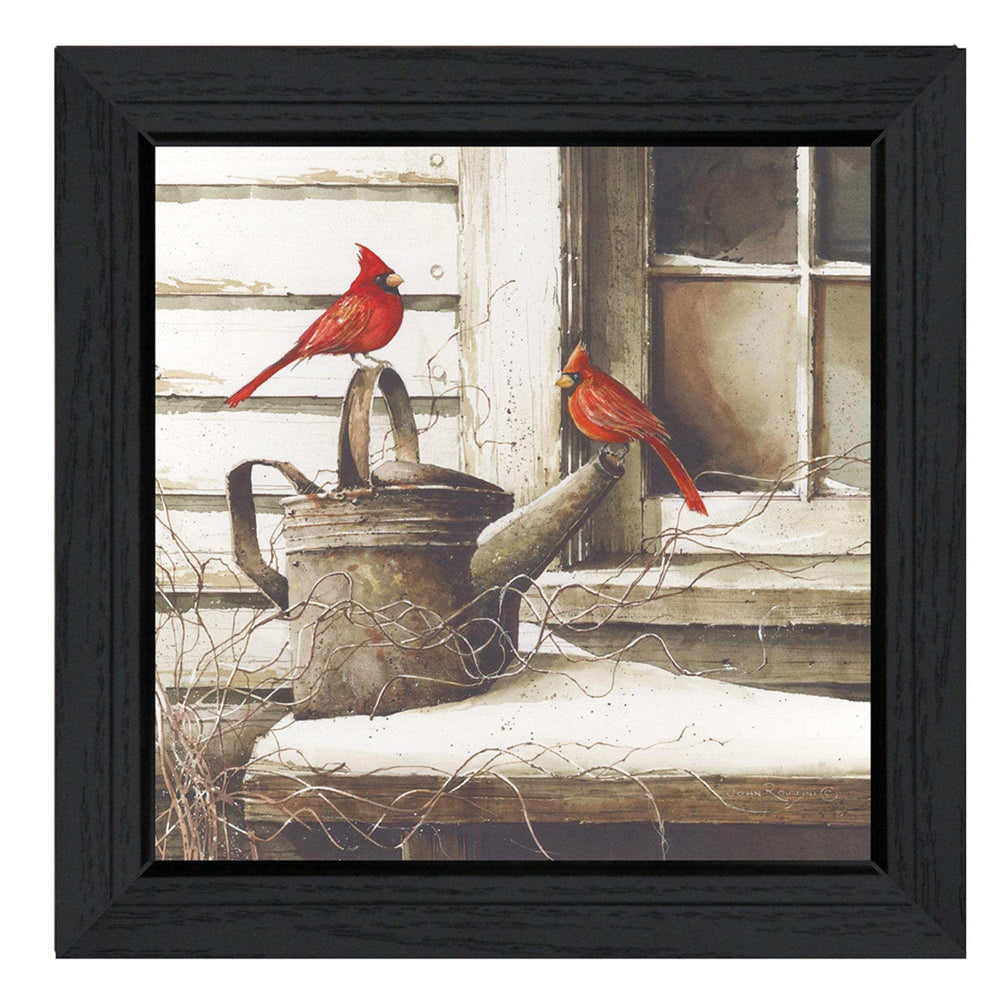 Waiting For Spring Black Framed Print Wall Art - Homeroots - Flyclothing LLC
