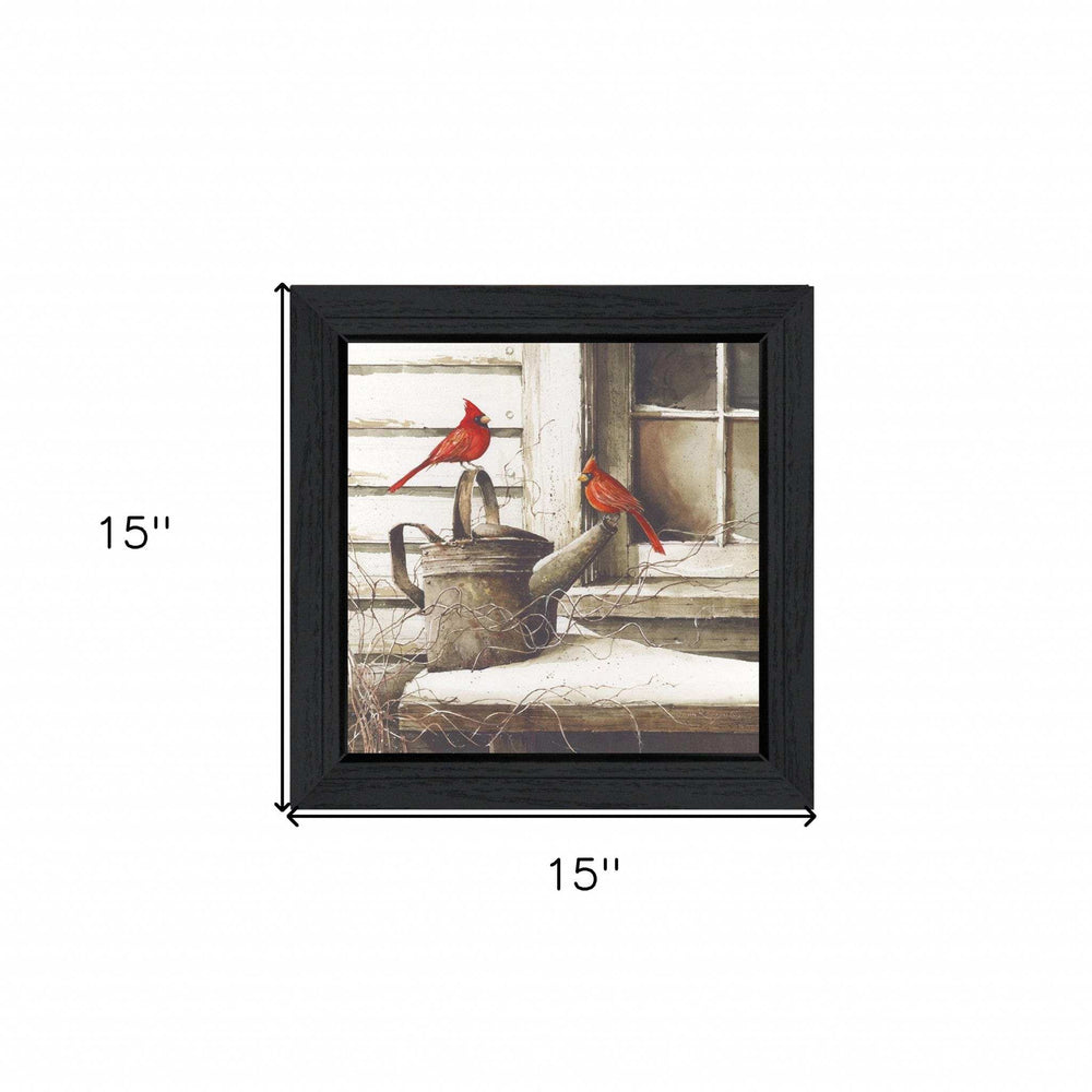 Waiting For Spring Black Framed Print Wall Art - Homeroots - Flyclothing LLC