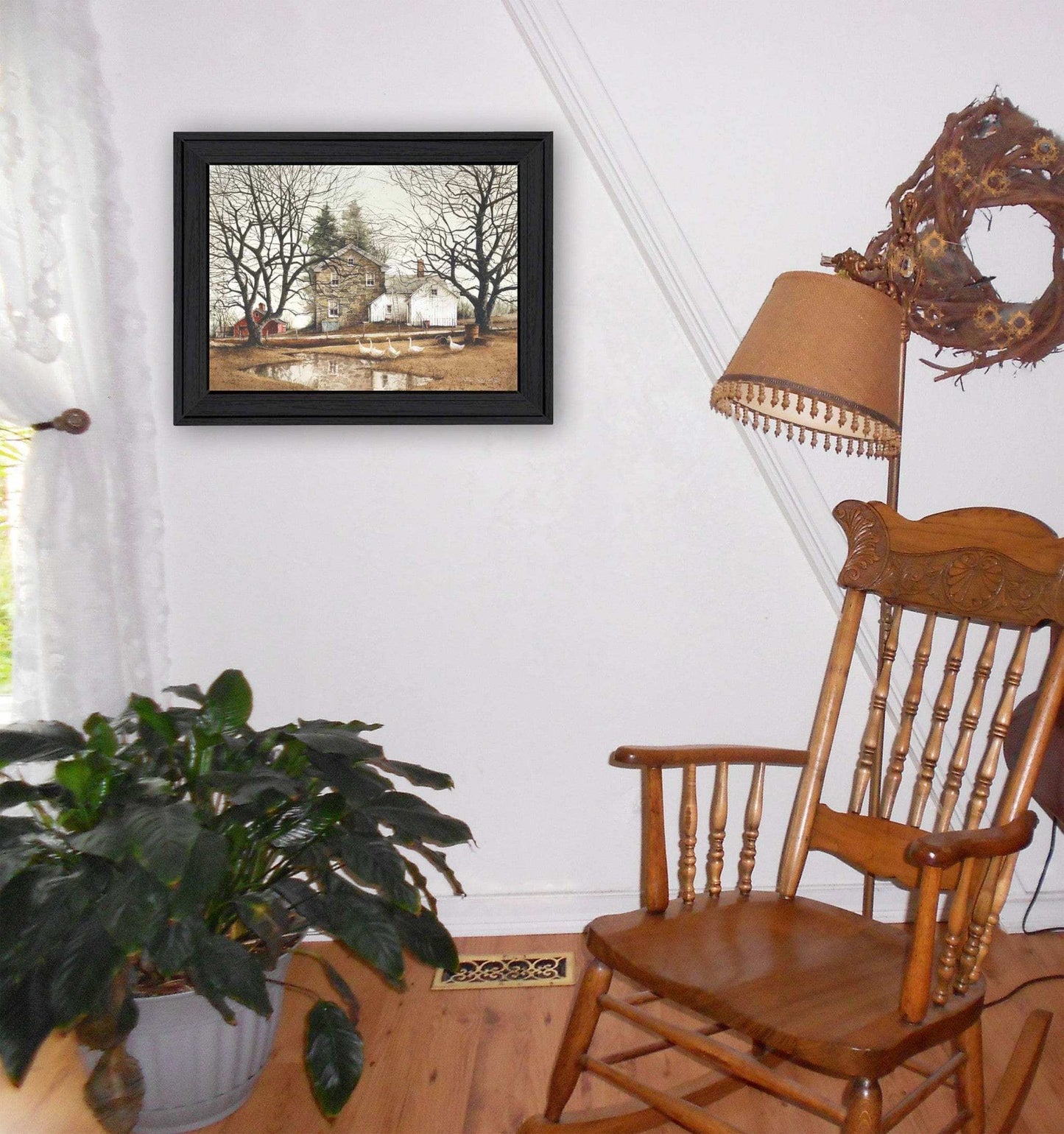 Cold Swim Black Framed Print Wall Art - Homeroots - Flyclothing LLC