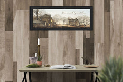 Peace On Earth 1 Black Framed Print Wall Art - Homeroots