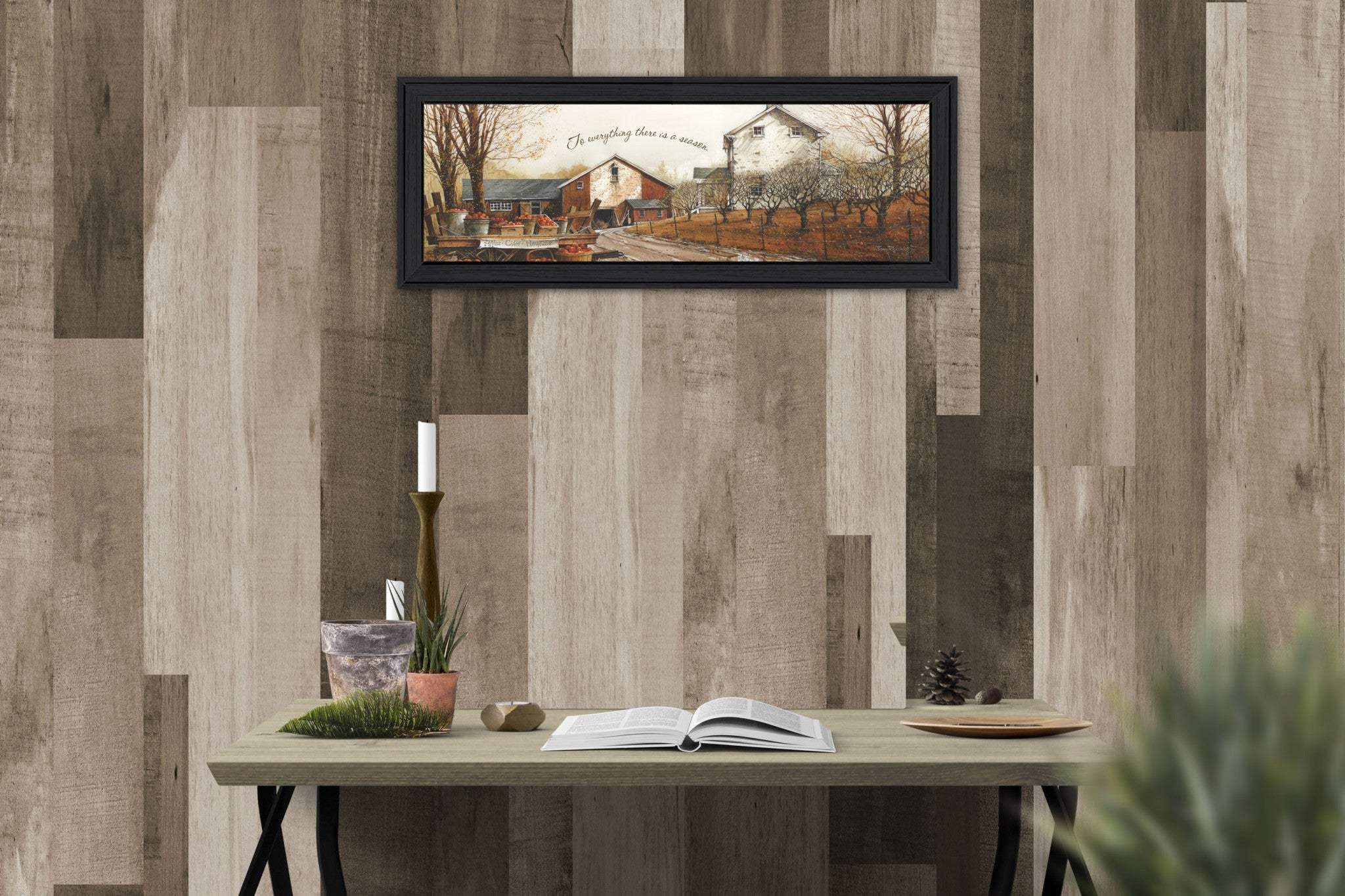 To Everything 1 Black Framed Print Wall Art - Homeroots - Flyclothing LLC