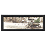 Winter Black Framed Print Wall Art - Homeroots